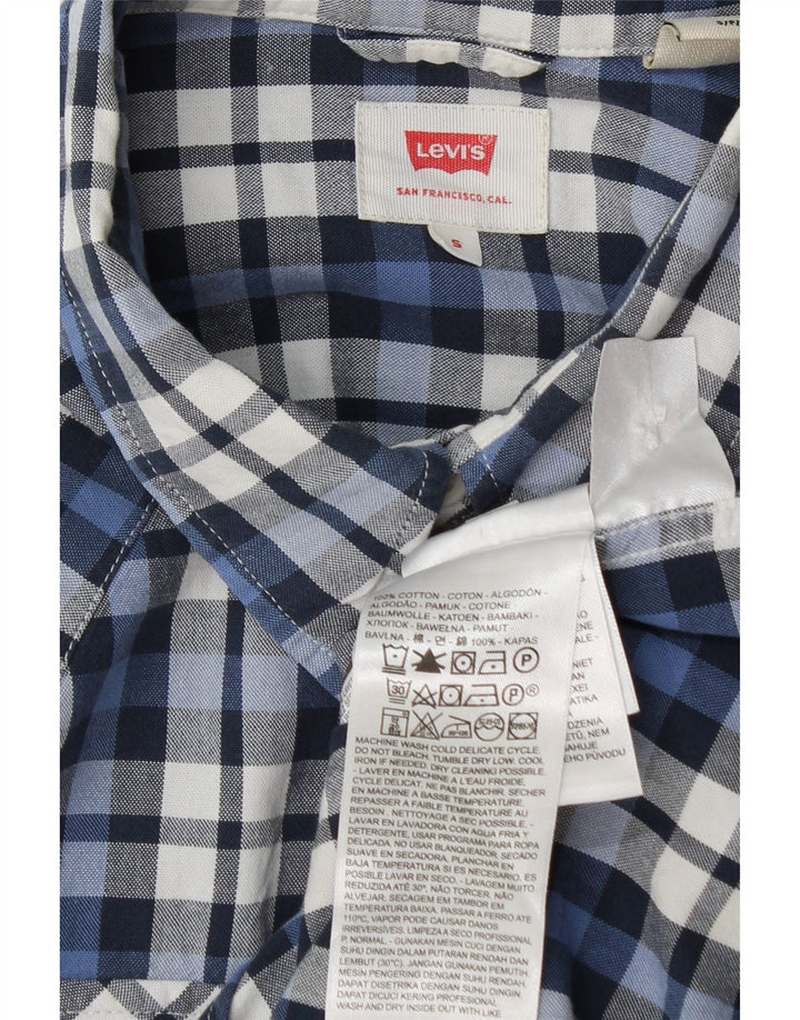 Levi's Chemise Homme Petit Carreau Bleu Coton