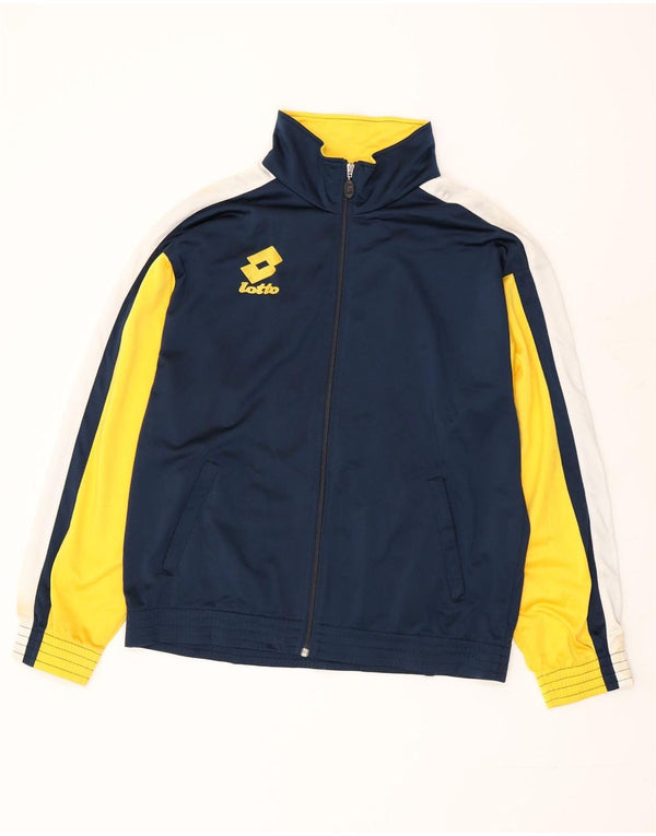 Lotto Veste de Survêtement Homme Bleu Marine Moyen Colourblock