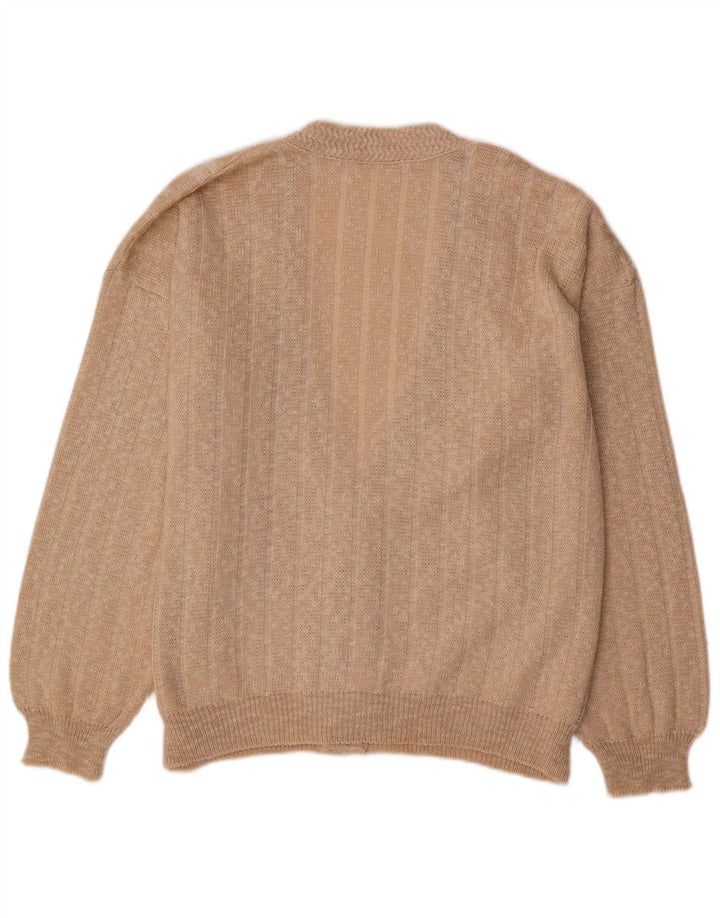 PERTH Pull Cardigan Homme IT 54 XL Laine Beige