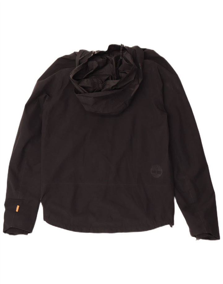 Timberland Veste de pluie à capuche pour homme UK 36 Small Noir Polyester