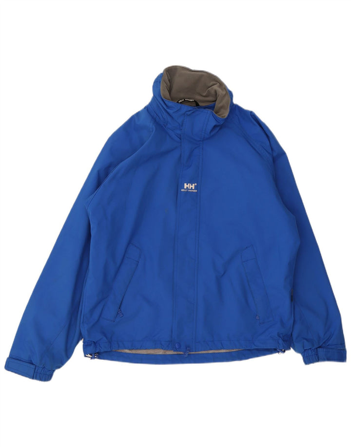 Helly Hansen Veste de pluie pour homme UK 36 Petit Bleu Polyester Sports