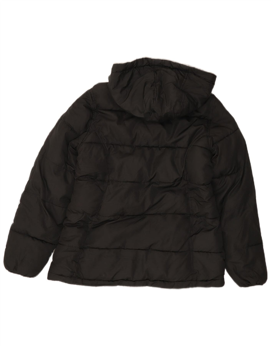 Reebok Veste matelassée à capuche graphique pour femme UK 10 Small Noir