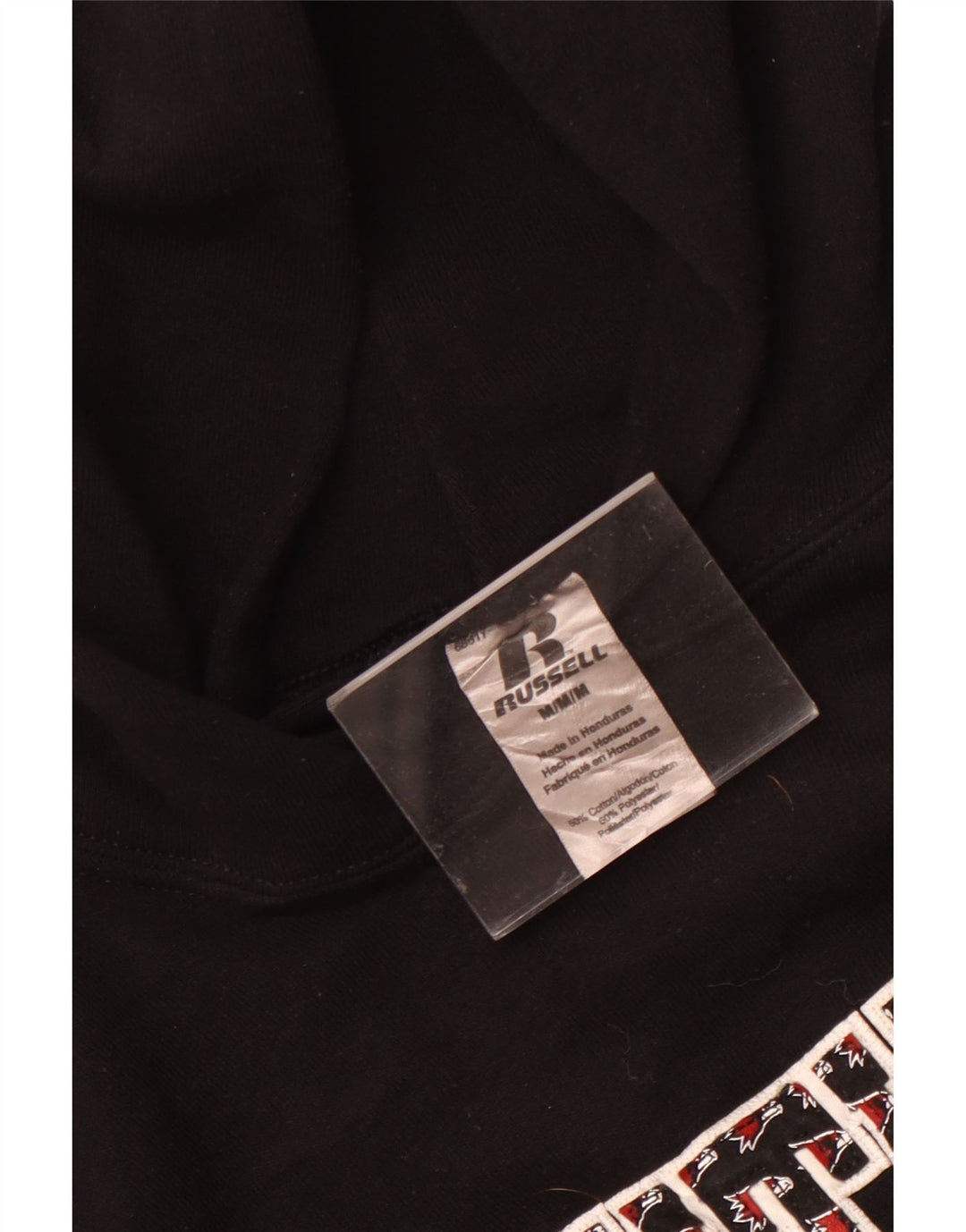 RUSSELL ATHLETIC Pull à capuche graphique Southeast Graphic pour femme UK 14 Noir moyen