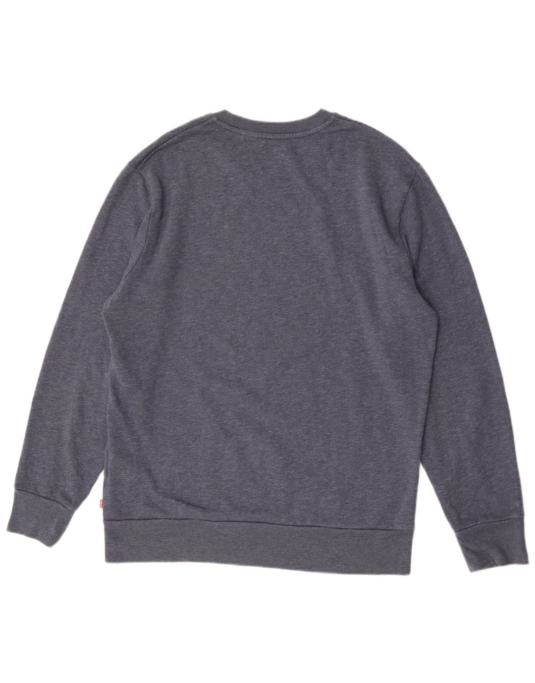 Levi's Graphic Sweatshirt Jumper XL Homme Bleu Marine Moucheté Coton