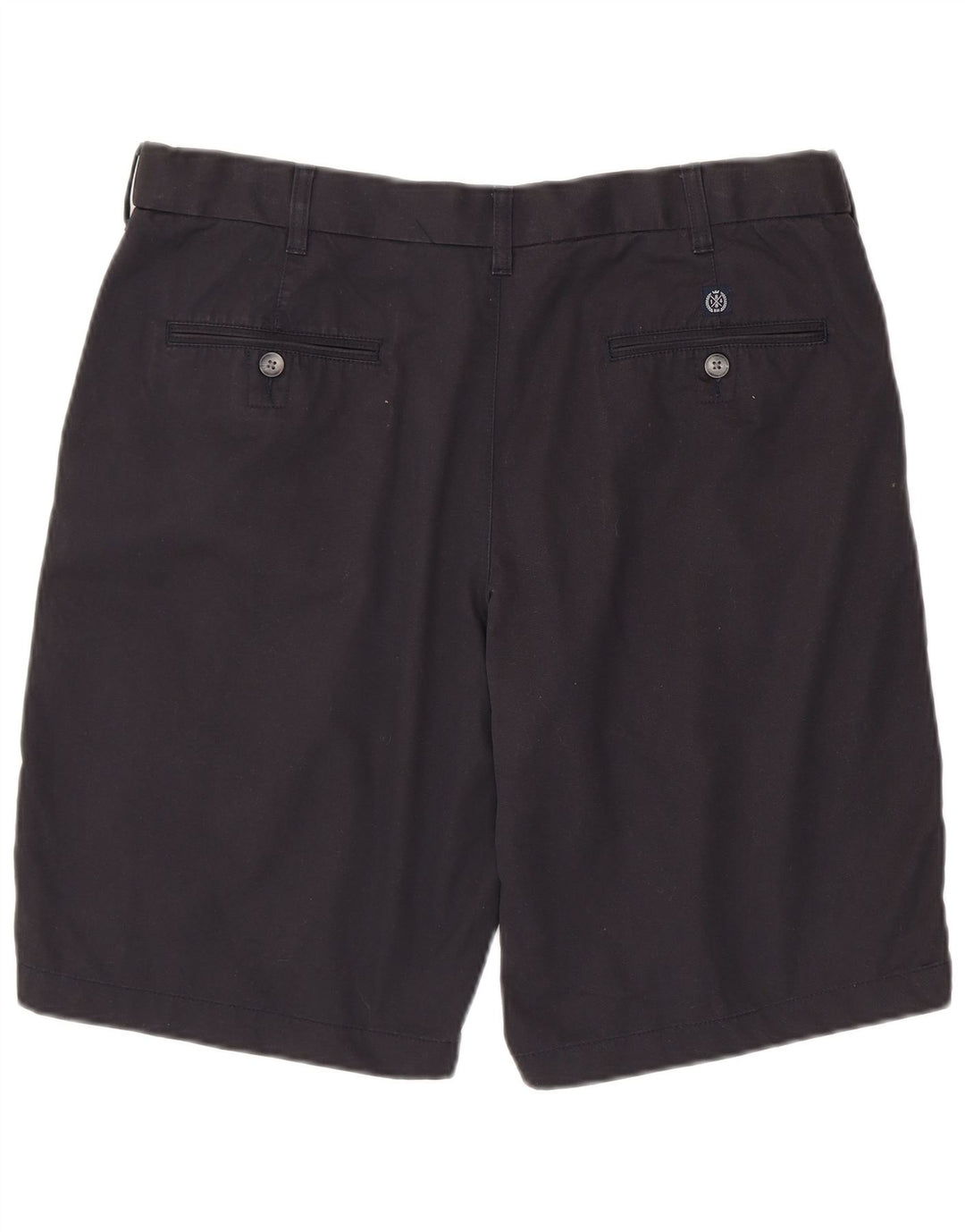 Marks & Spencer Short Chino Homme W36 Large Bleu Marine Coton