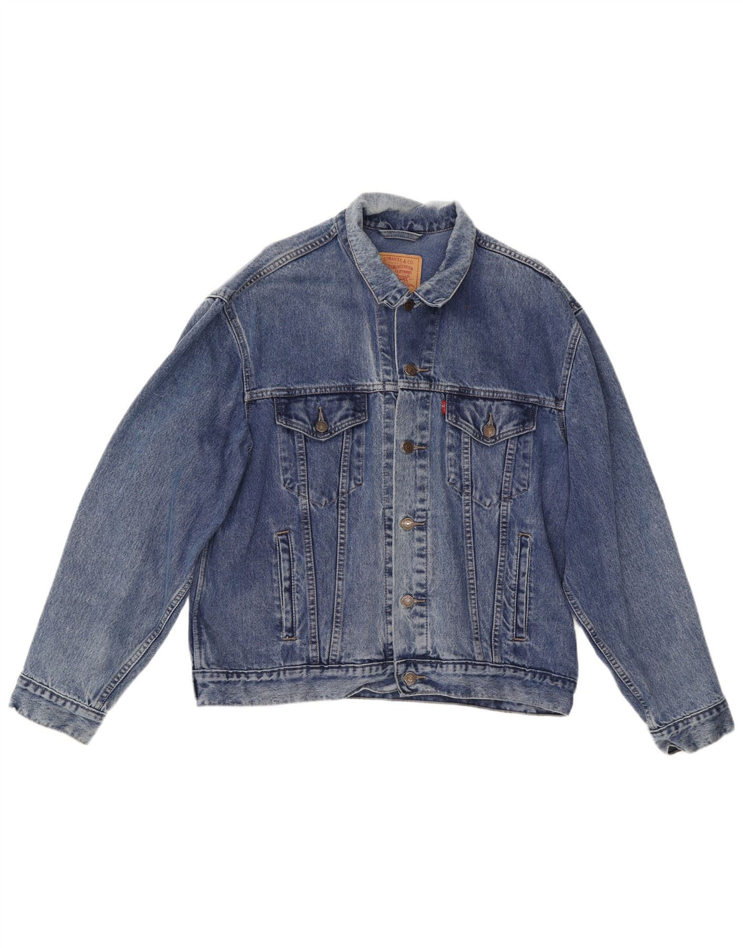 Levi's Veste en Jean Homme UK 42 XL Bleu