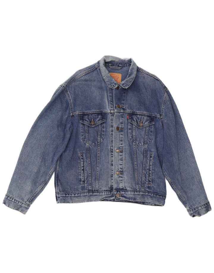 Levi's Veste en Jean Homme UK 42 XL Bleu