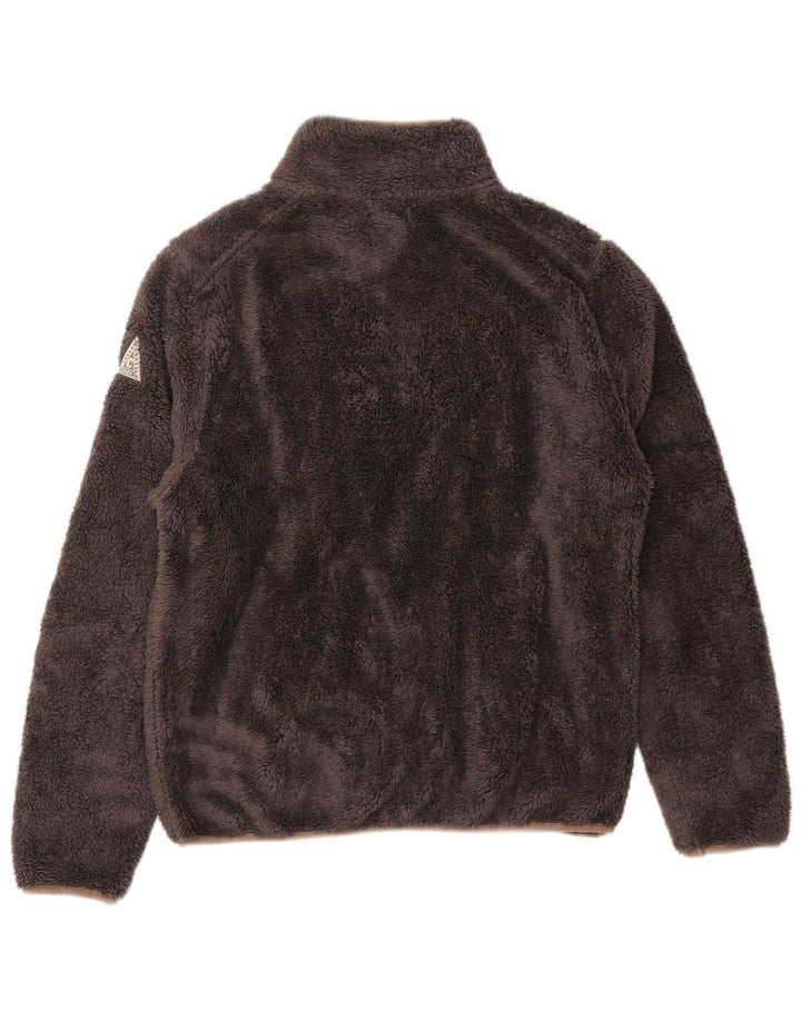 Carrera Veste polaire coupe ample pour femme UK 18 XL Marron Polyester