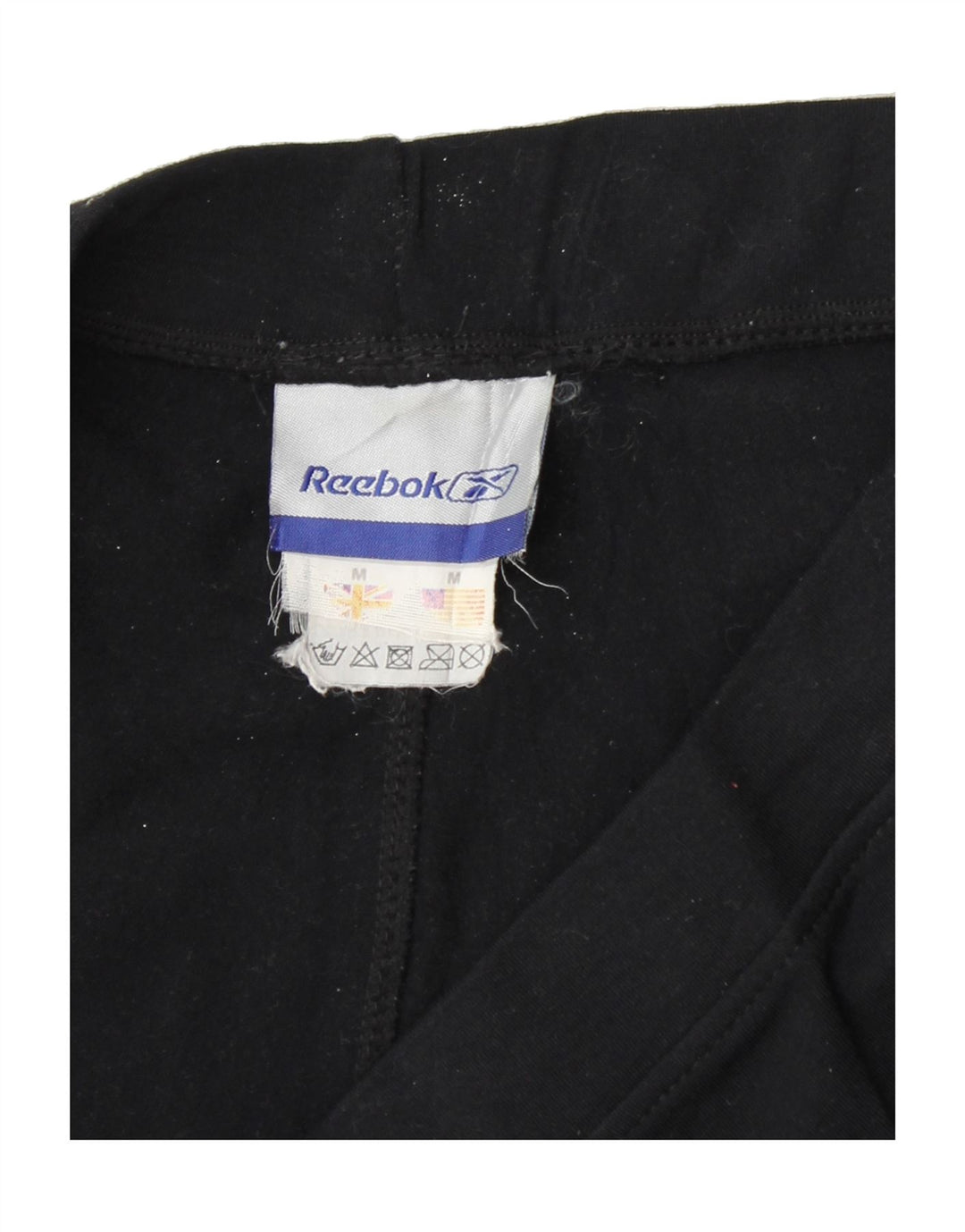 REEBOK Womens Tracksuit Trousers UK 12 Medium Black Polyamide Vintage Reebok and Second-Hand Reebok from Messina Hembry 