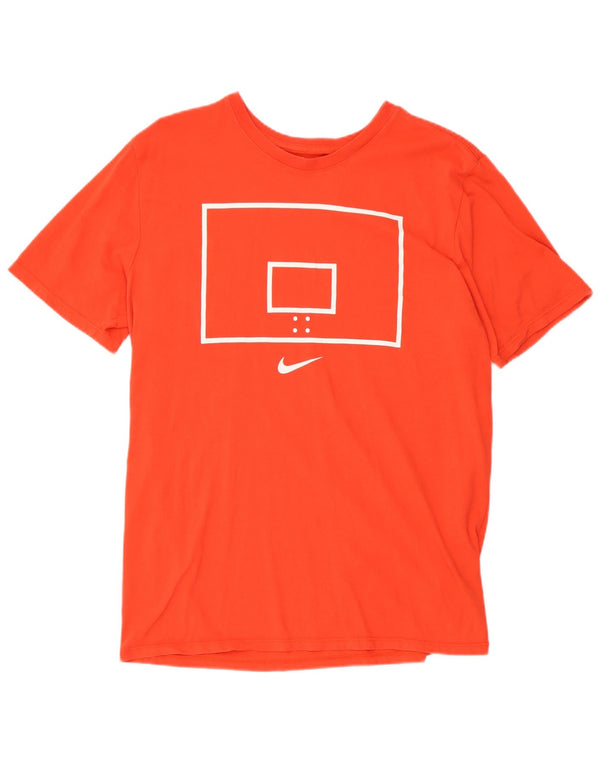 Nike Hommes Dri Fit Graphic T-Shirt Haut Grand Rouge Coton