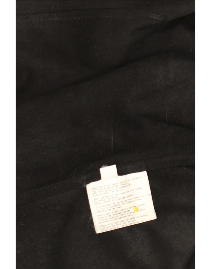 Chemise en cuir femme vintage IT 50 XL Noir