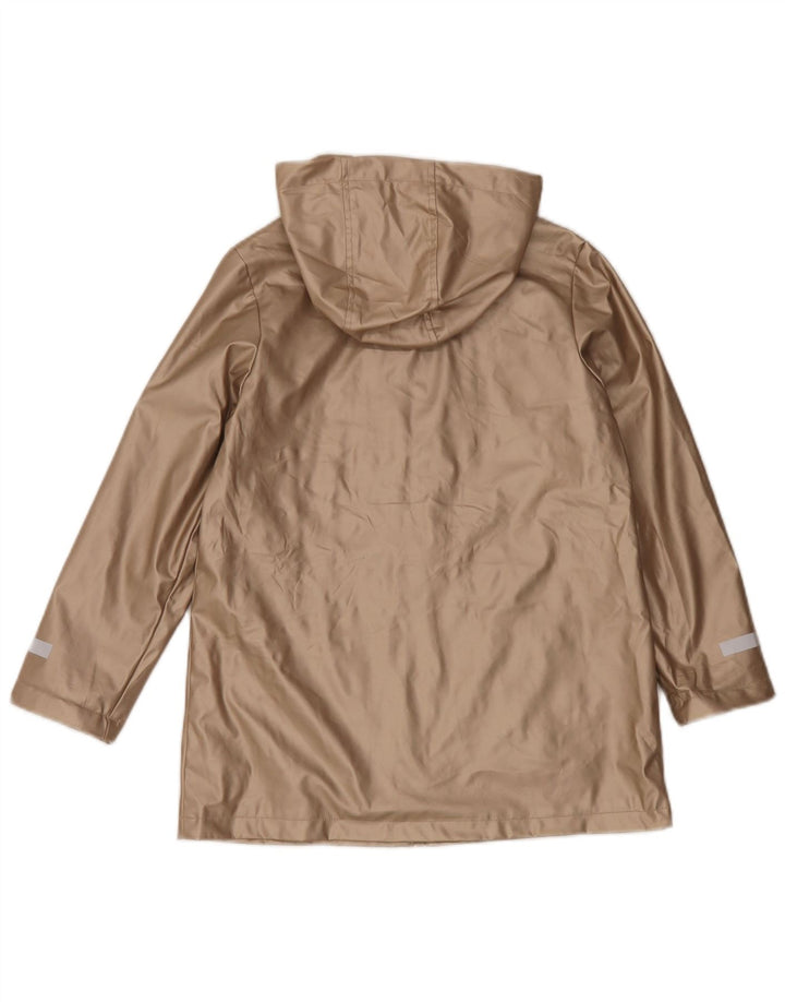 Marks & Spencer Imperméable à capuche fille 9-10 ans Doré Polyuréthane