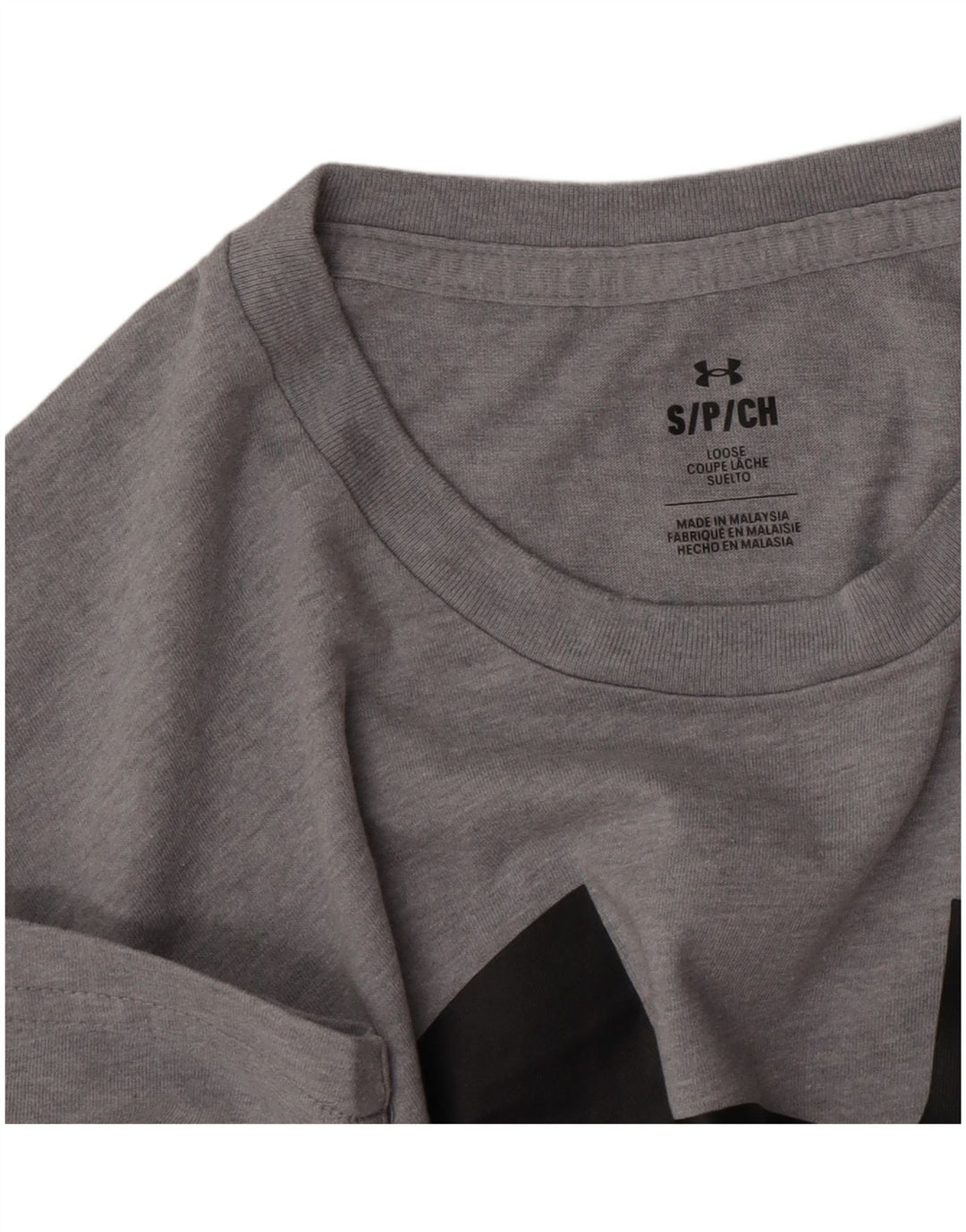 Under Armour T-Shirt Graphique Homme Petit Gris