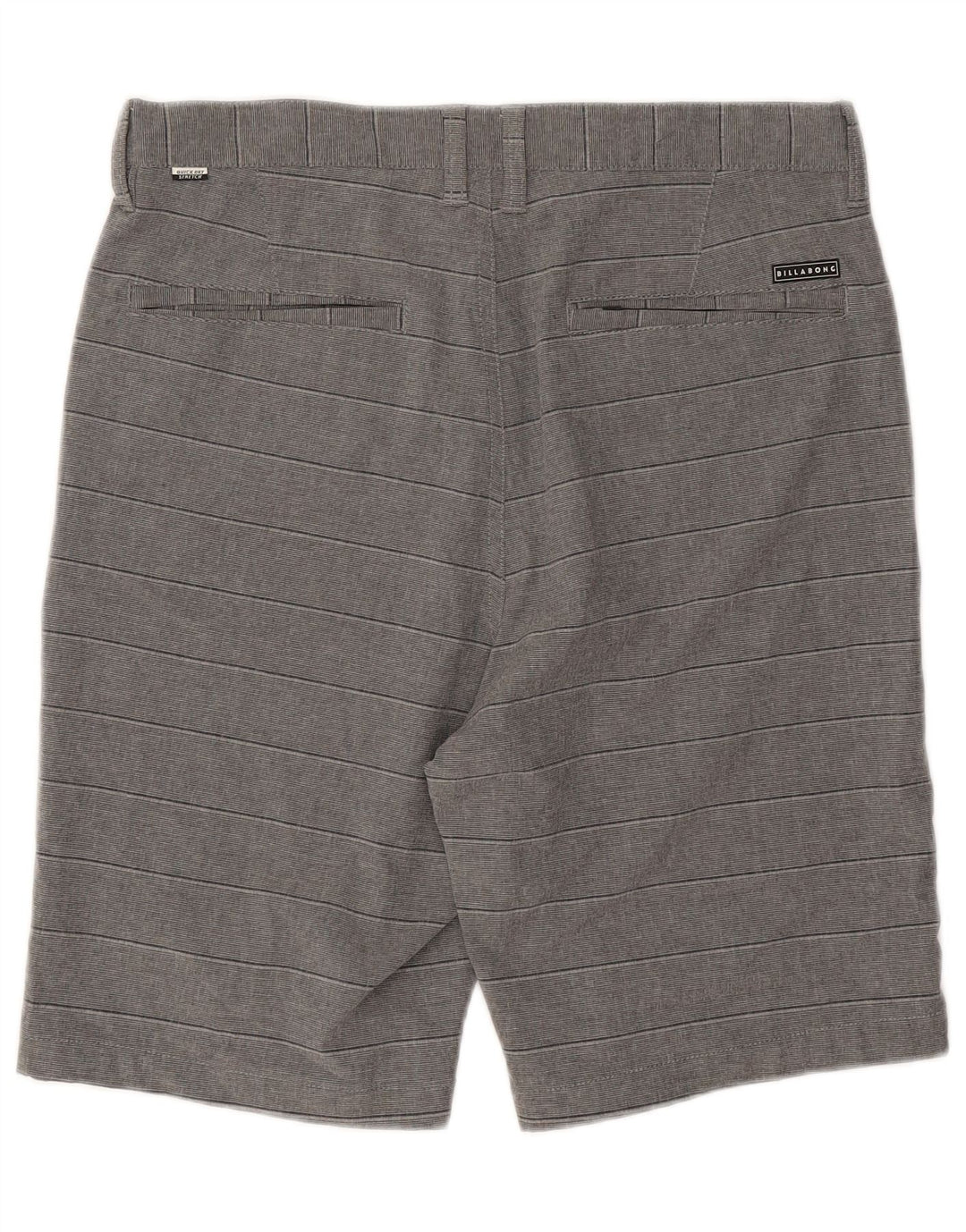 Billabong Short Chino Homme W31 Polyester Rayé Gris Moyen