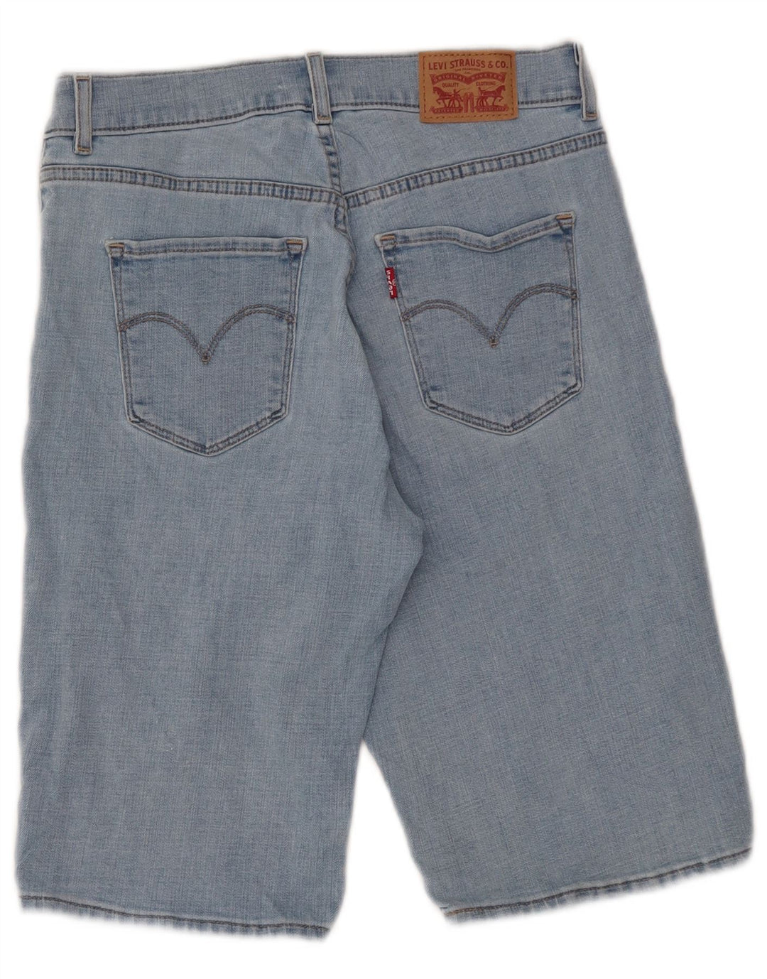 LEVI'S Bermuda Denim Femme W27 Petit Bleu Coton