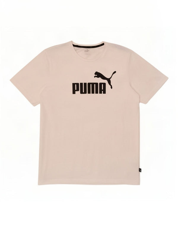 Puma T-Shirt Graphique Top XL Homme Blanc