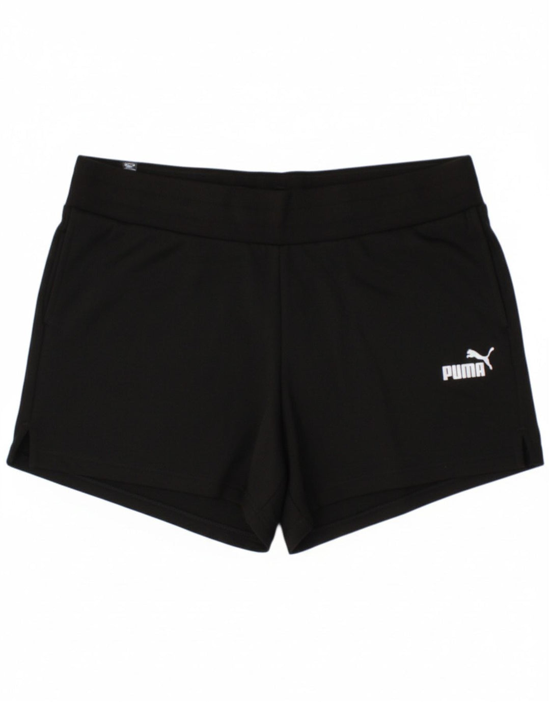 PUMA Womens Sport Shorts UK 16 Large Black Polyester