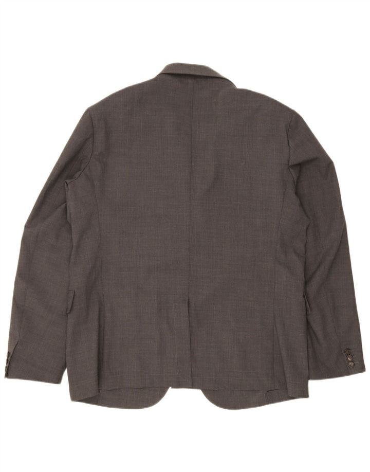 Aspesi Veste Blazer 3 Boutons Homme IT 56 3XL Gris Polyester