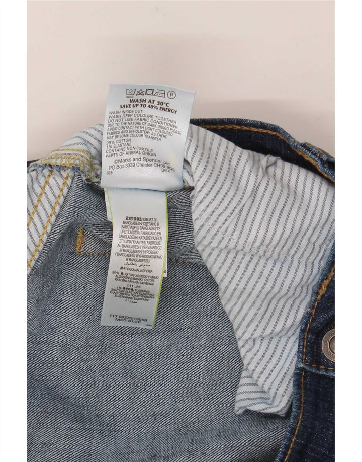 Marks & Spencer Jean droit coupe régulière pour homme W38 L33 bleu coton