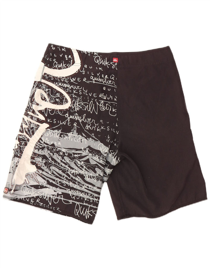 QUIKSILVER Short de Bain Graphique Homme Petit Noir Polyester