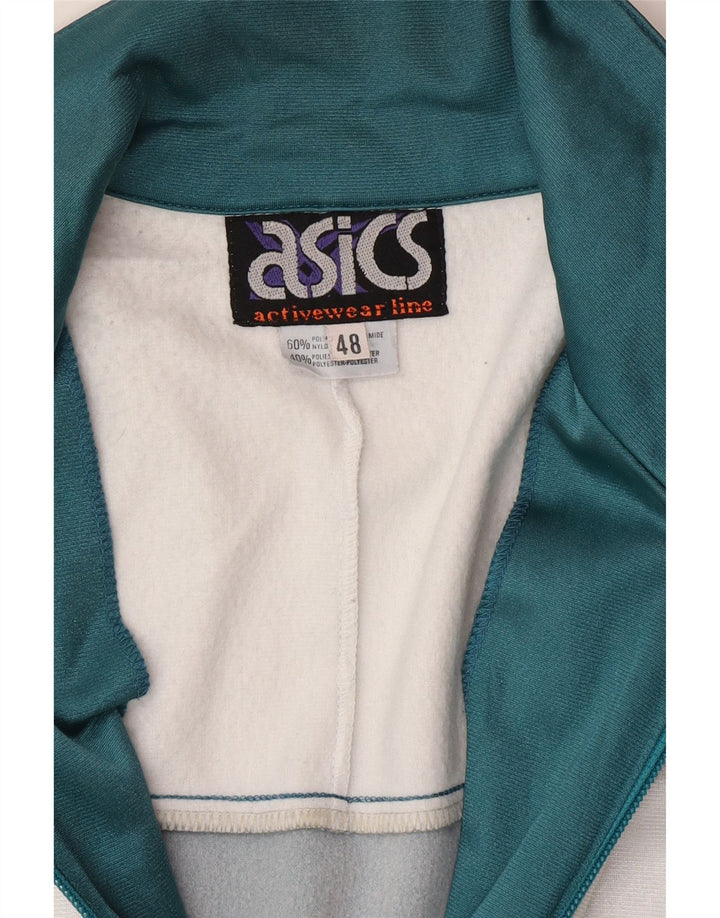 Asics Veste de Survêtement Graphique Homme IT 48 Vert Moyen Colourblock