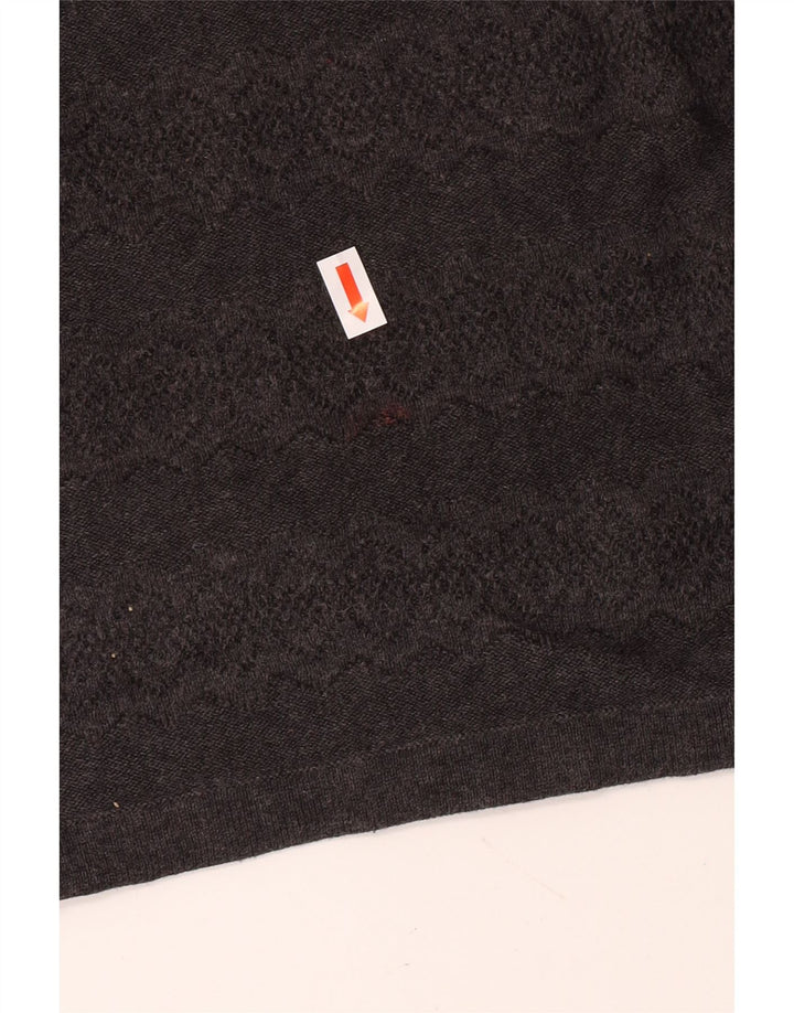 Fat Face Mini jupe taille haute pour femme UK 16 Large W30 Gris Coton Classique