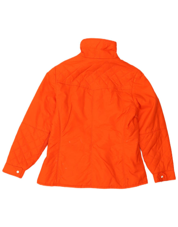 Veste matelassée homme vintage UK 36 Petite Orange