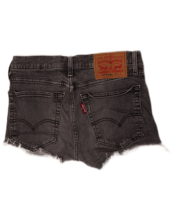 Levi's Pantalon chaud en denim vieilli 519 femme W32 en coton gris moyen