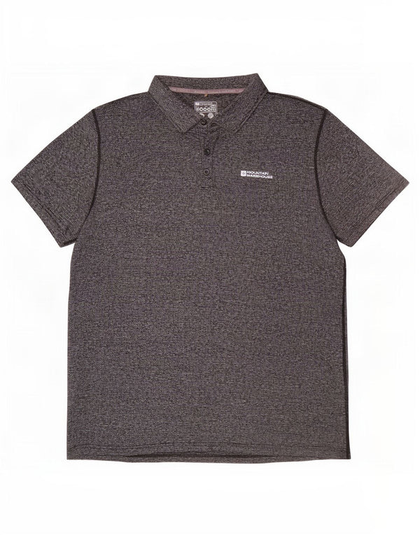 Mountain Warehouse Polo IsoCool XL Homme Gris Chiné