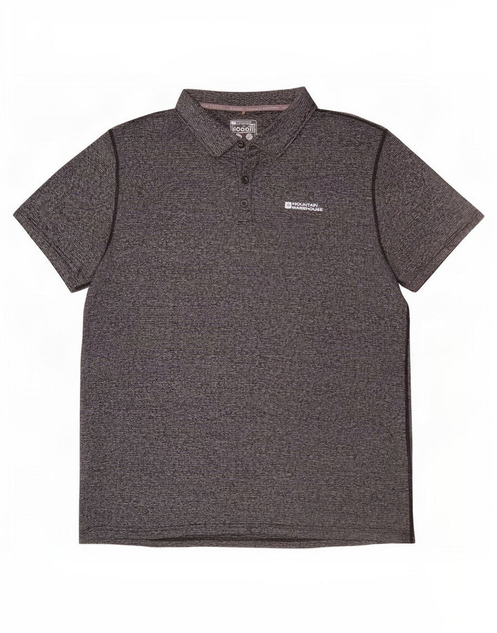 Mountain Warehouse Polo IsoCool XL Homme Gris Chiné