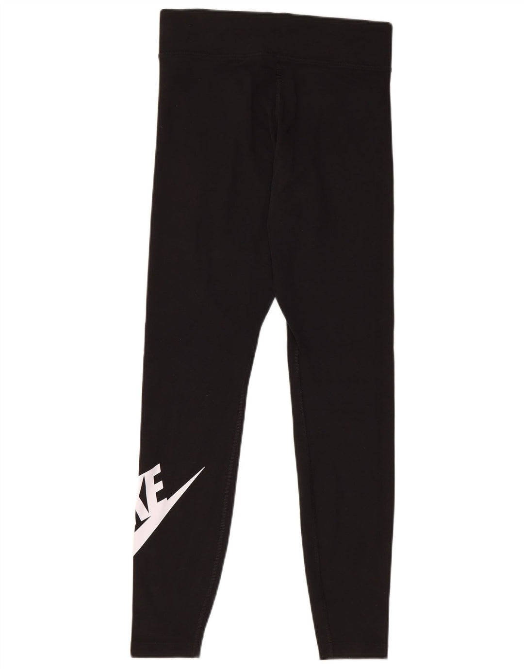 NIKE Leggings graphiques pour femmes UK 8 petit coton noir