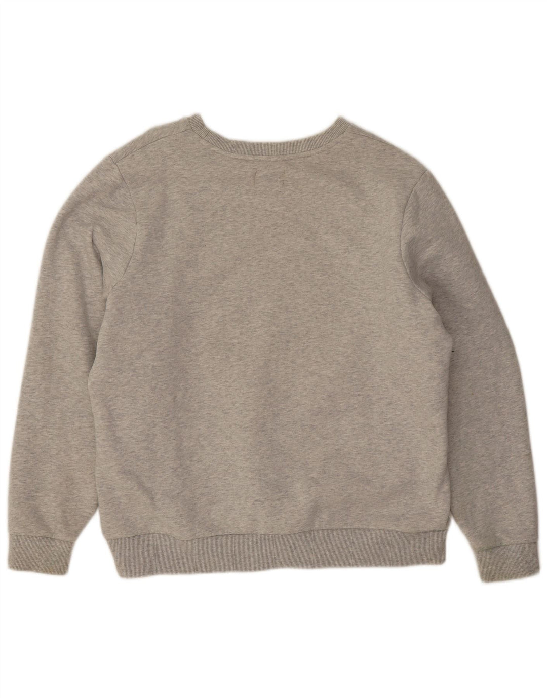 Superdry Sweat-shirt surdimensionné pour femme UK 16 Large Gris Coton