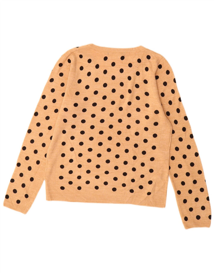 MARKS & SPENCER Pull col bateau pour femme UK 10 Petit Beige