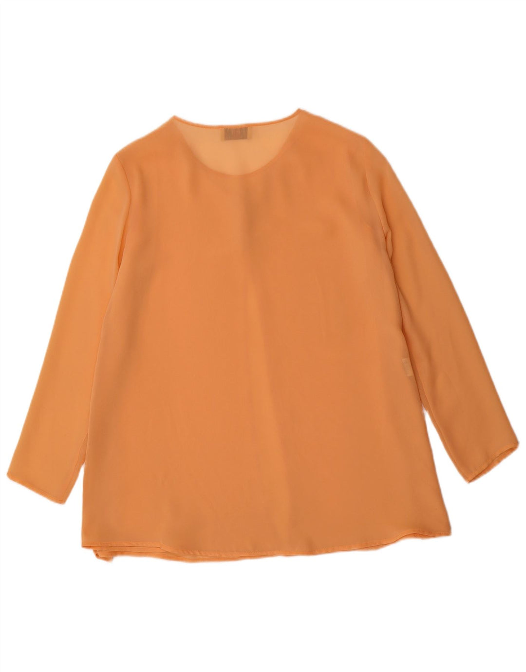 Oui Chemisier Femme UK 10 Petit Orange Polyester