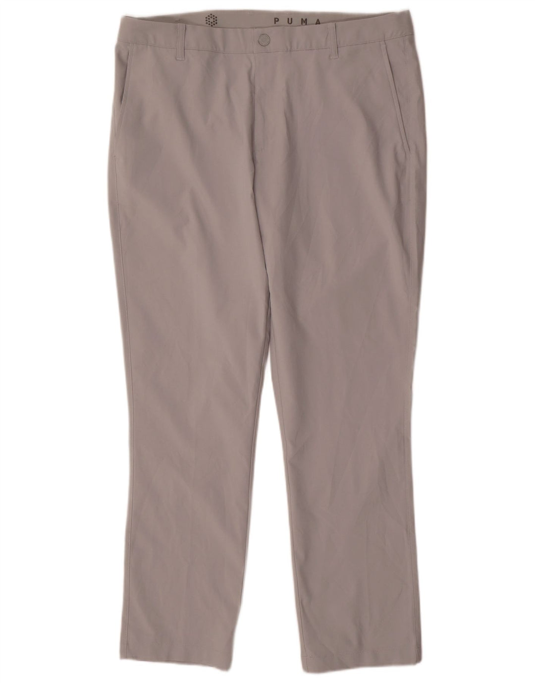 Puma Pantalon Chino Droit W36 L30 Homme Gris Polyester
