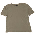 ZARA Womens T-Shirt Top UK 14 Medium Green Cotton