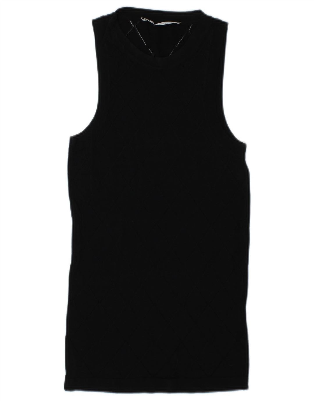 Zara Femme Débardeur UK 12 Moyen Noir