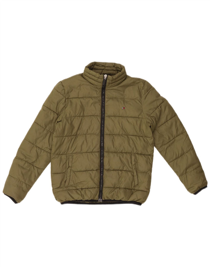 TOMMY HILFIGER Veste matelassée garçon 12-13 ans Kaki Nylon