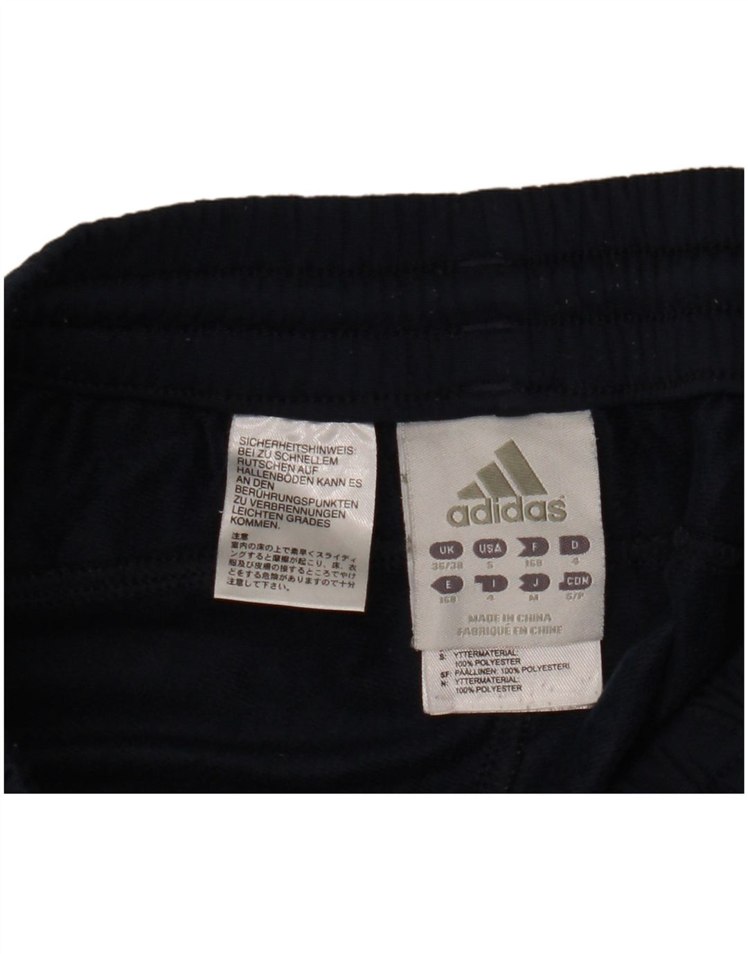 Adidas Pantalon de survêtement pour homme UK 36/38 Small Bleu marine Polyester