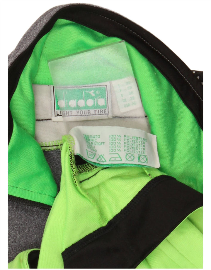 Diadora Veste de Survêtement Garçon 13-14 Ans Gris Colorblock Polyester