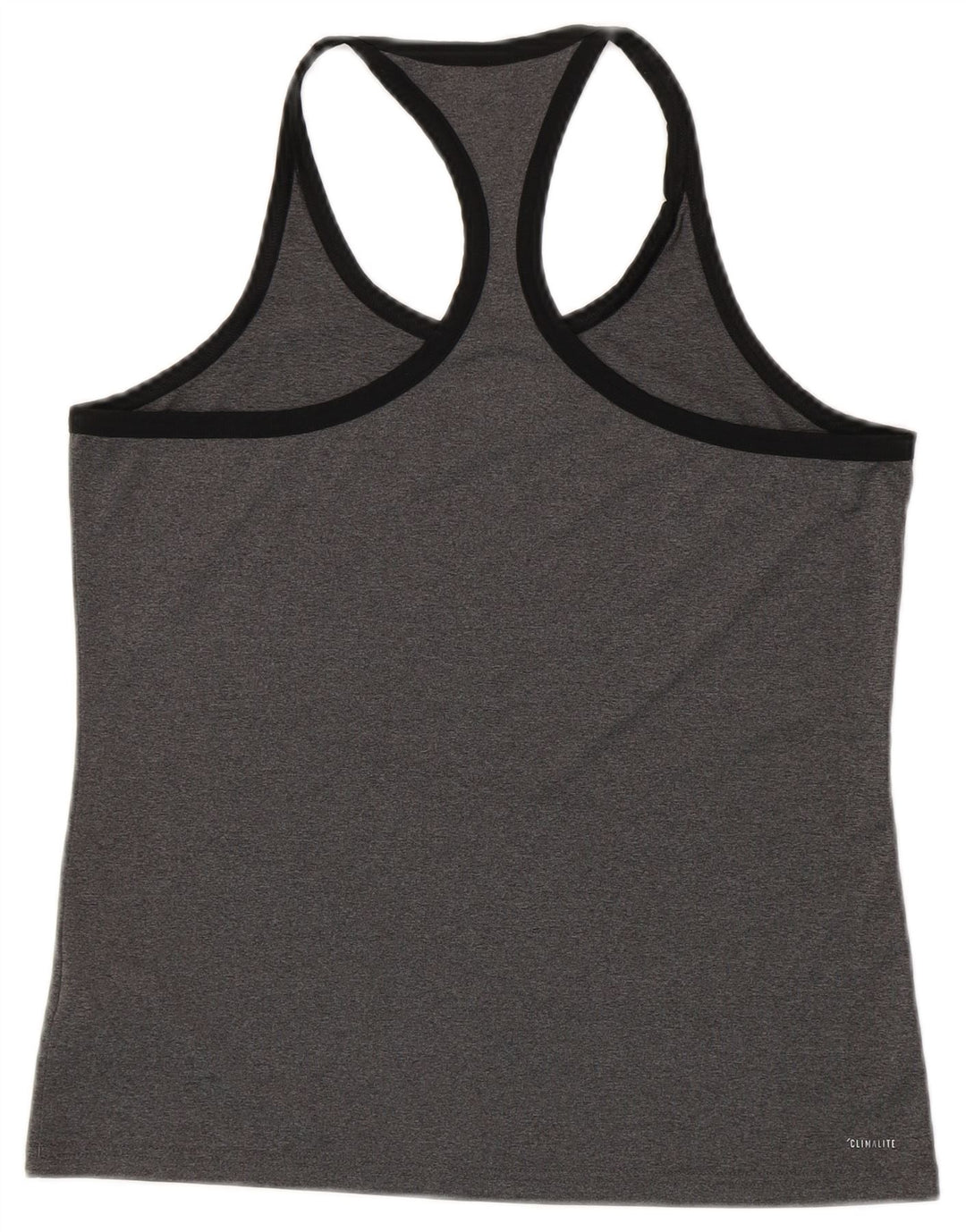 ADIDAS Femmes Climalite Graphic Débardeur UK 12/14 Gris Moyen Polyester