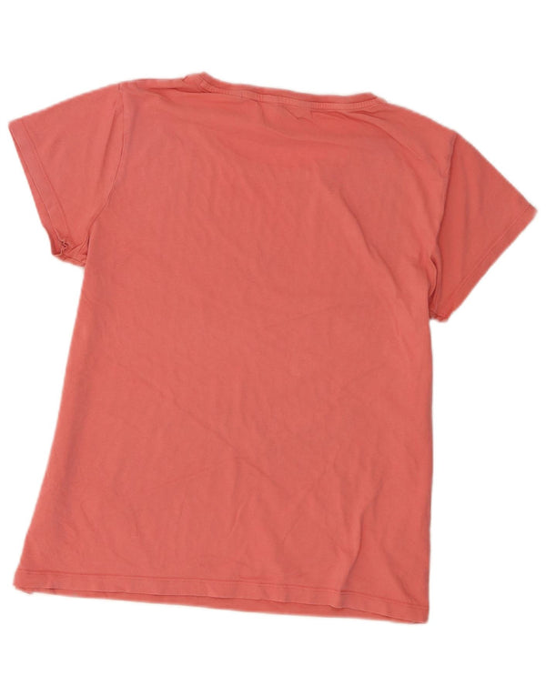 Gant Womens Graphic T-Shirt Top UK 14 Large Rose Coton