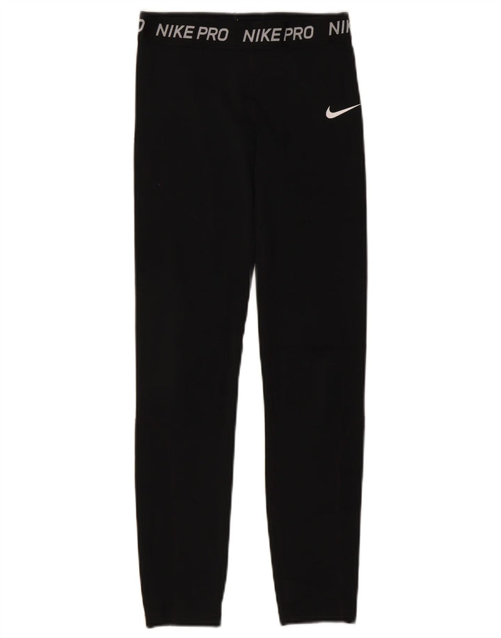 Nike Legging graphique pour femme UK 4 XS Noir Polyester