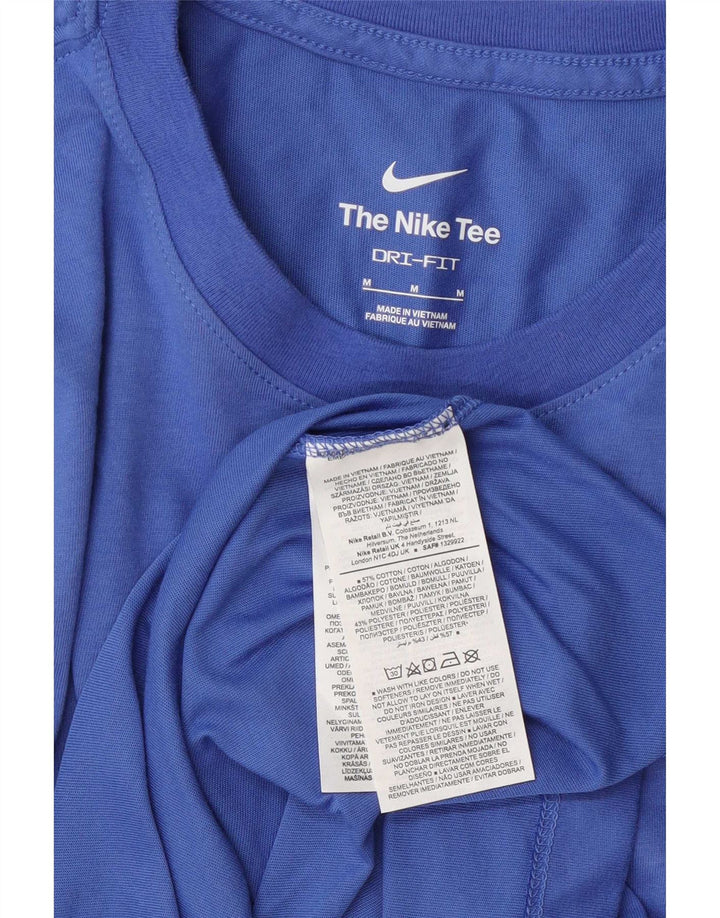 Nike T-Shirt Graphique Homme Bleu Moyen Coton