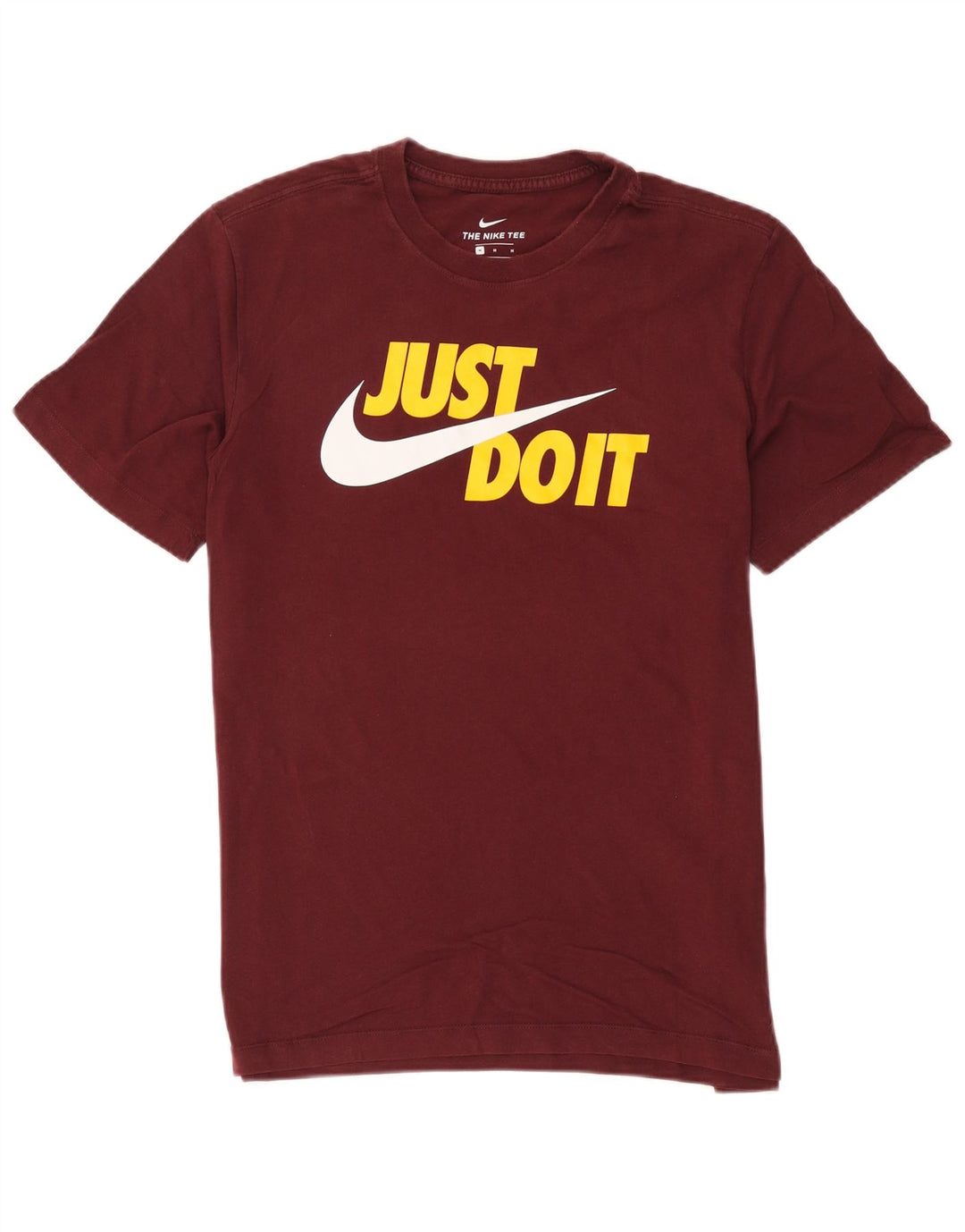 Nike T-shirt graphique pour homme en coton bordeaux moyen