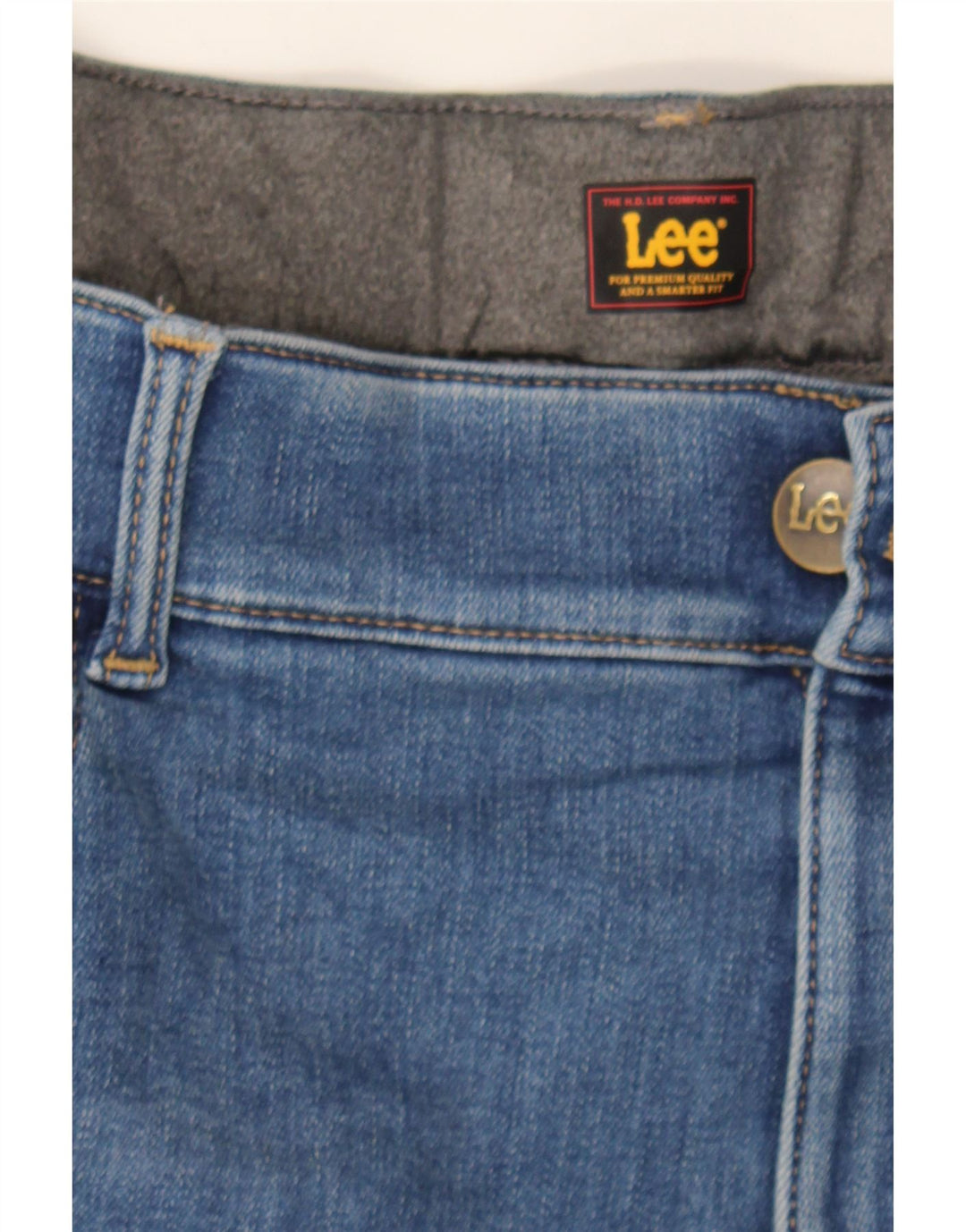 LEE Womens Denim Shorts US 22 3XL W44  Blue Cotton Vintage Lee and Second-Hand Lee from Messina Hembry 