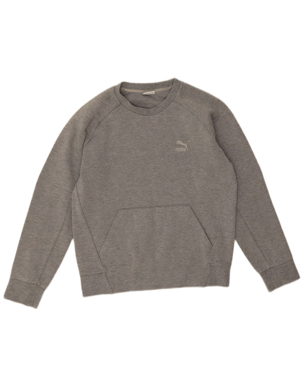 Puma Sweatshirt Jumper XS Gris Coton Homme