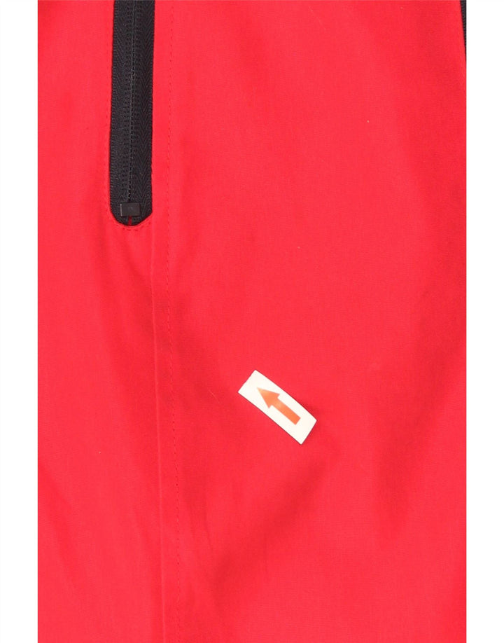 Nautica Imperméable à capuche pour homme UK 12 Rouge moyen Polyester