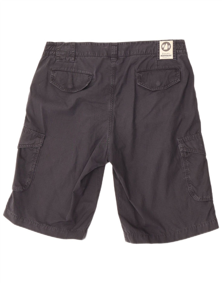 Murphy & Nye Shorts Cargo Homme W36 Large Bleu Marine Coton