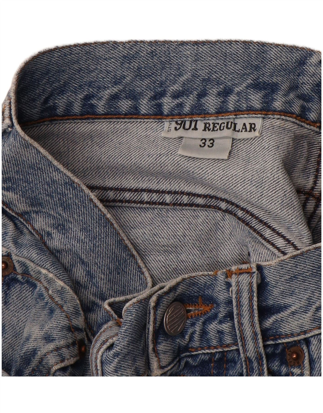Replay Jean 901 Regular Tapered Homme W33 L30 Bleu